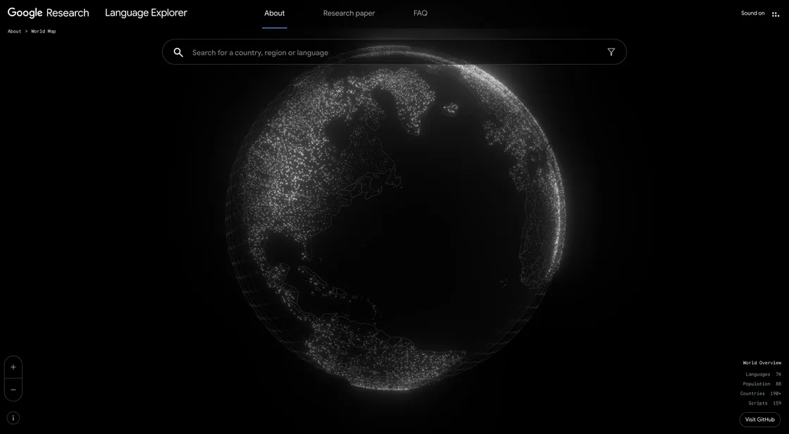 Google's Language Explorer