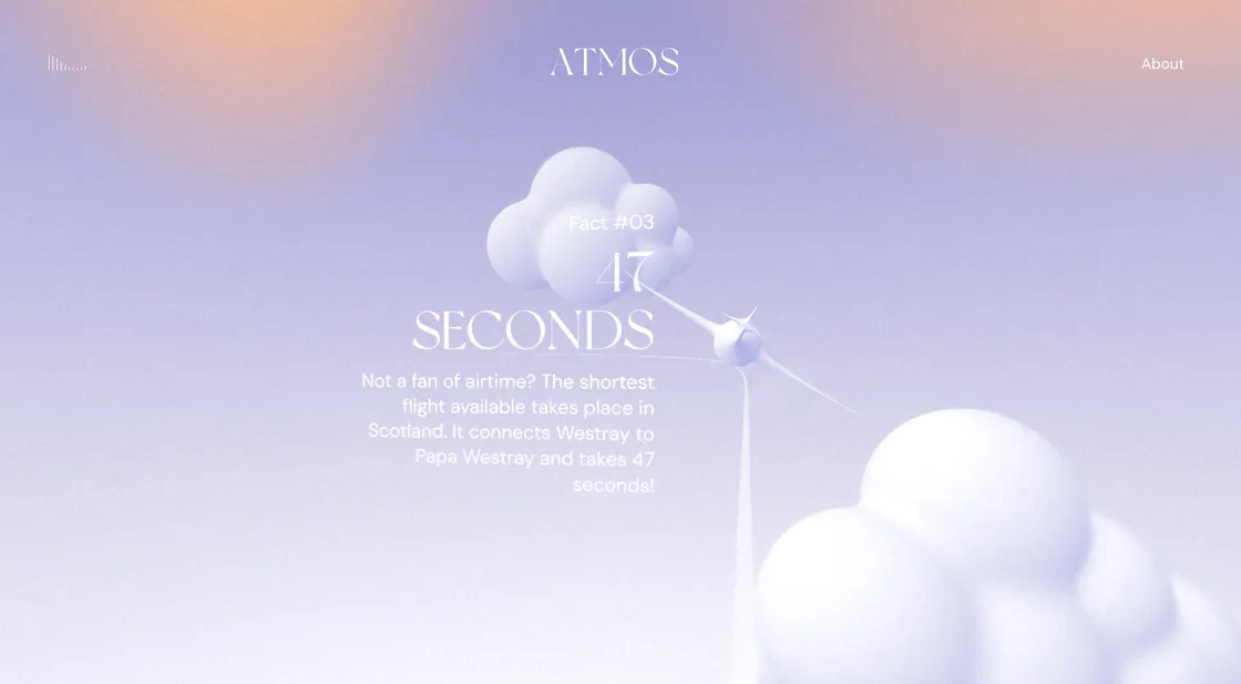 ATMOS: A Scroll-Driven Flight Through Procedural Skies