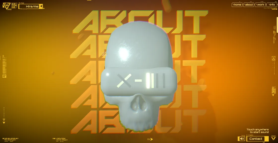 Sector 32: A Three.js Portfolio Dense With Sci-Fi Detail