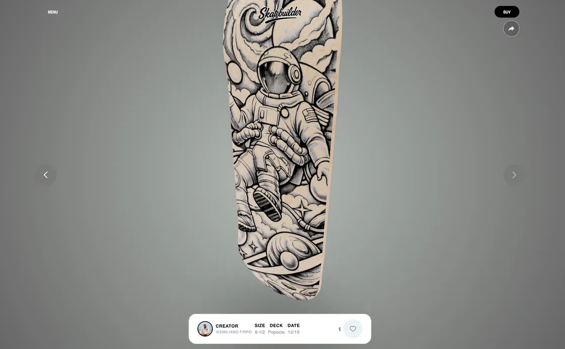 Skatebuilder: A 3D Skateboard Configurator