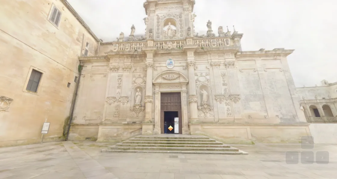 Walkable Gaussian Splat: Exploring the Duomo di Lecce with Reactylon and Babylon.js
